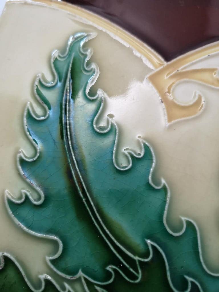 1 of the 31 Unique Antique Relief Tiles, circa 1920 S.A. Pavillions