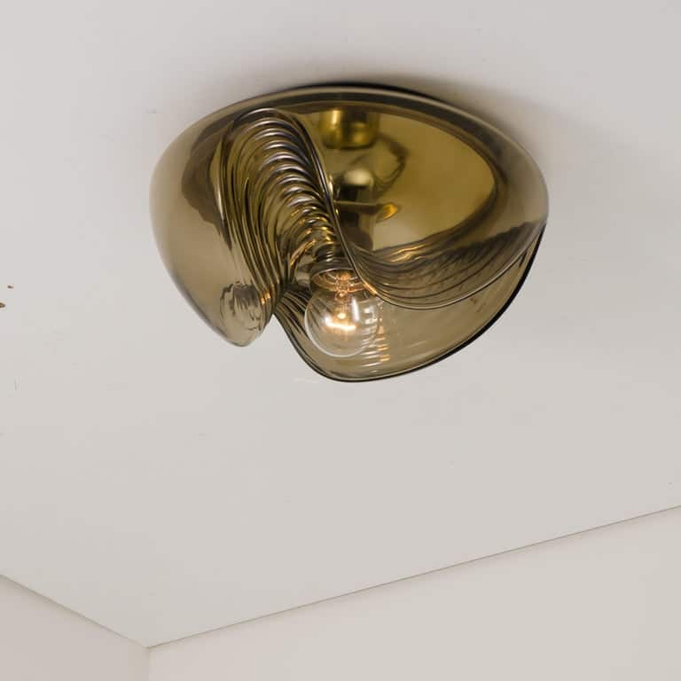 Set of Four-Light Fixtures Koch & Lowy, Two Sconces and Two Pedant Lights, 1970