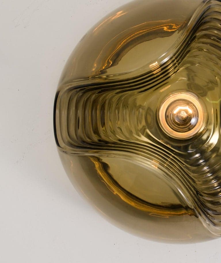 Set of Four-Light Fixtures Koch & Lowy, Two Sconces and Two Pedant Lights, 1970