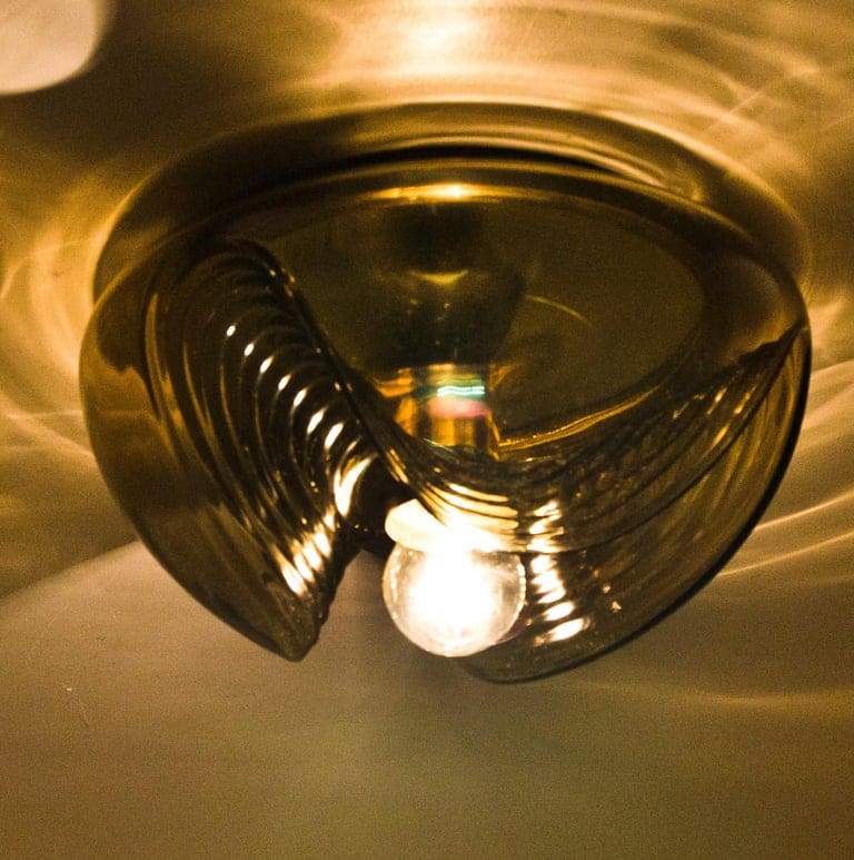 Set of Four-Light Fixtures Koch & Lowy, Two Sconces and Two Pedant Lights, 1970