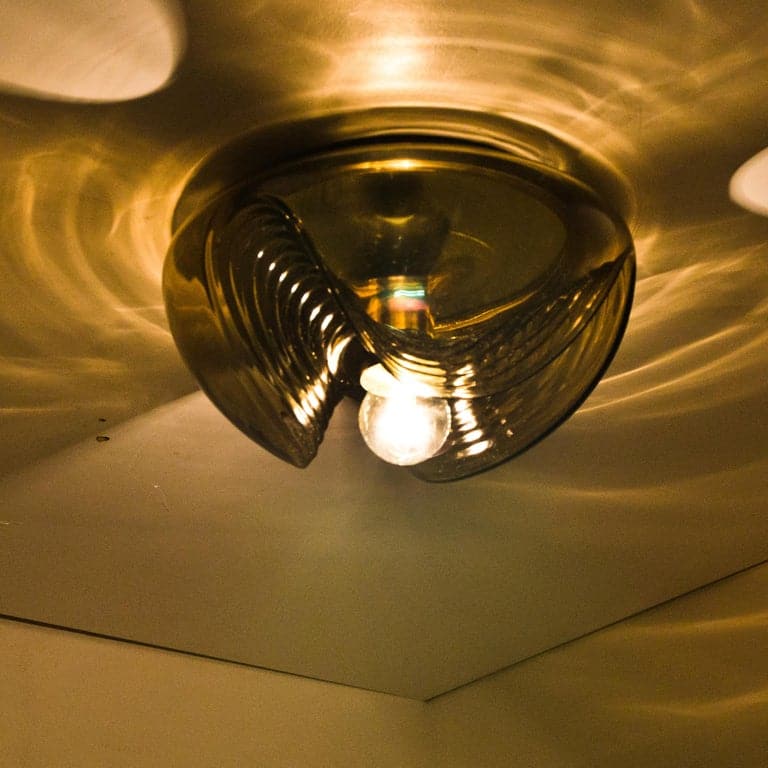 Set of Four-Light Fixtures Koch & Lowy, Two Sconces and Two Pedant Lights, 1970