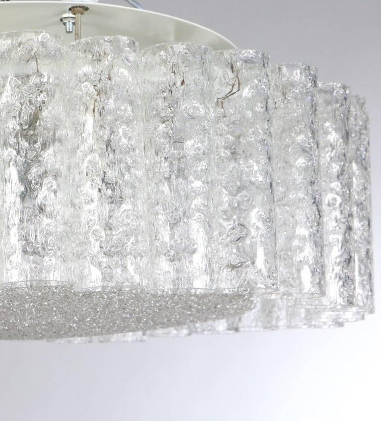 1 of the 3 Doria Clear Flush Mount Chandeliers, 1960