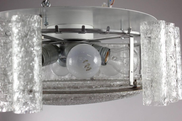 1 of the 3 Doria Clear Flush Mount Chandeliers, 1960