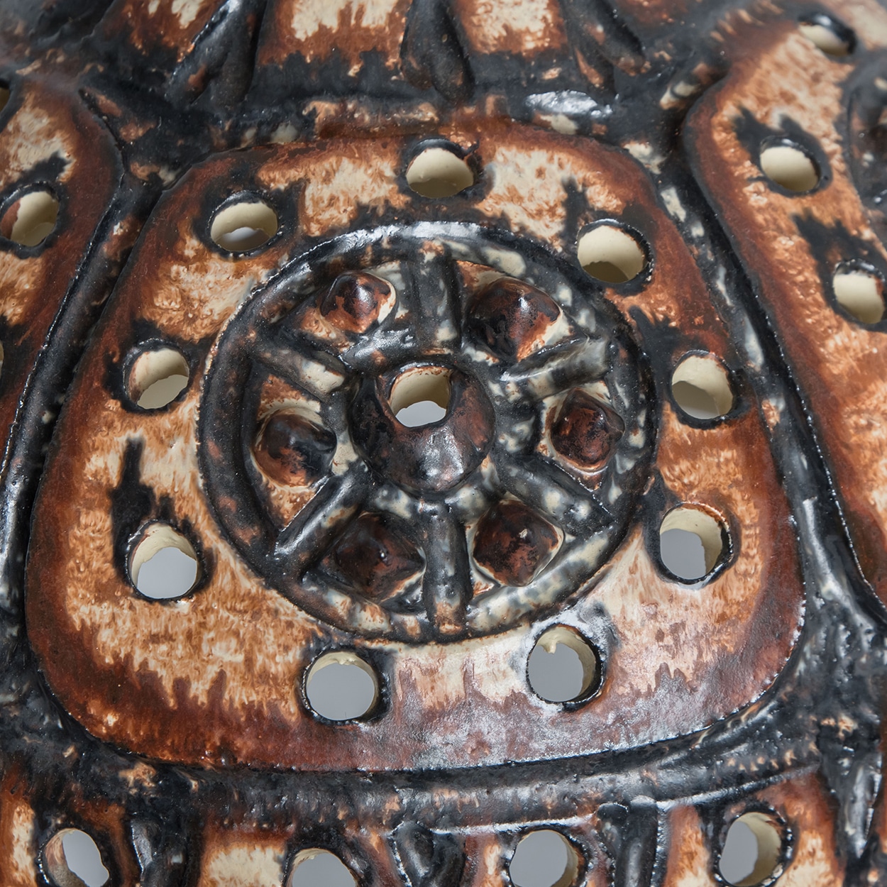 Several Blue Ceramic Pendant Lights, Denmark, 1970