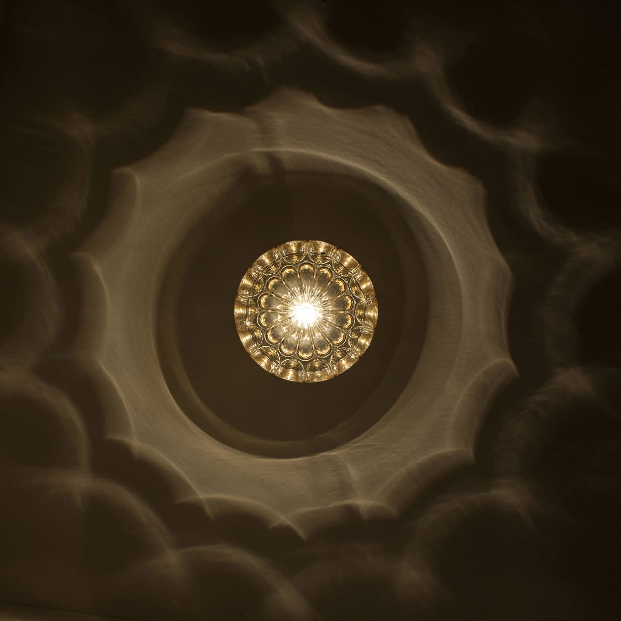 Set of Two Glass Pedants by Helena Tynell for Glashütte Limburg, 1960