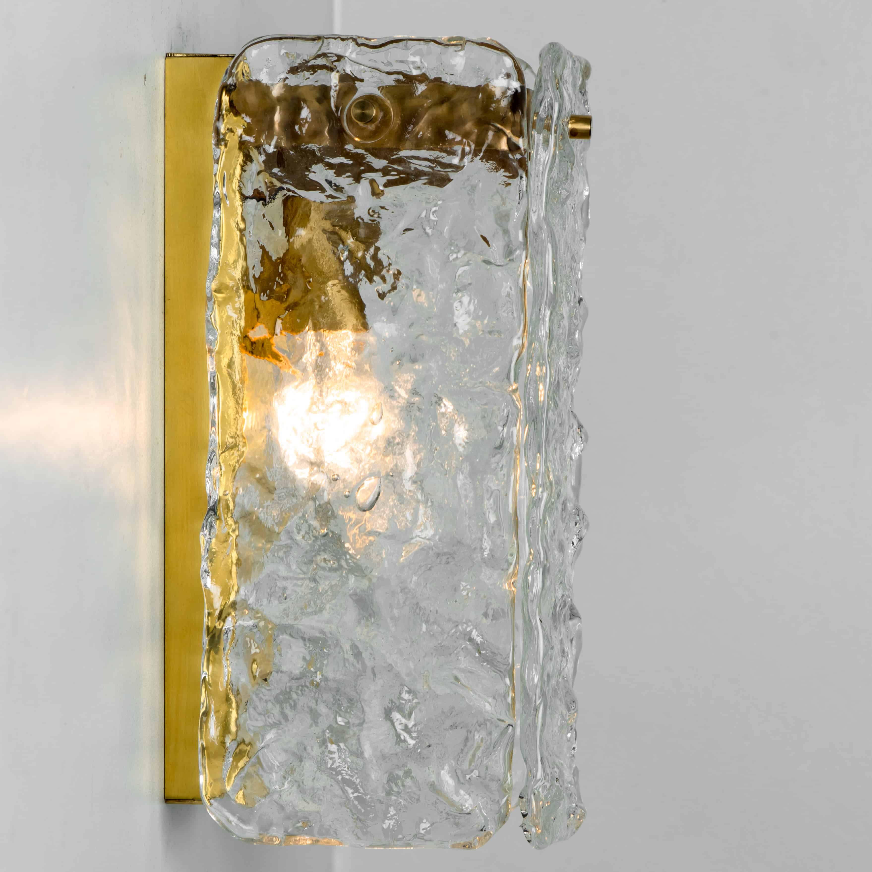 Several Structured Glass Wall Lights, Germany