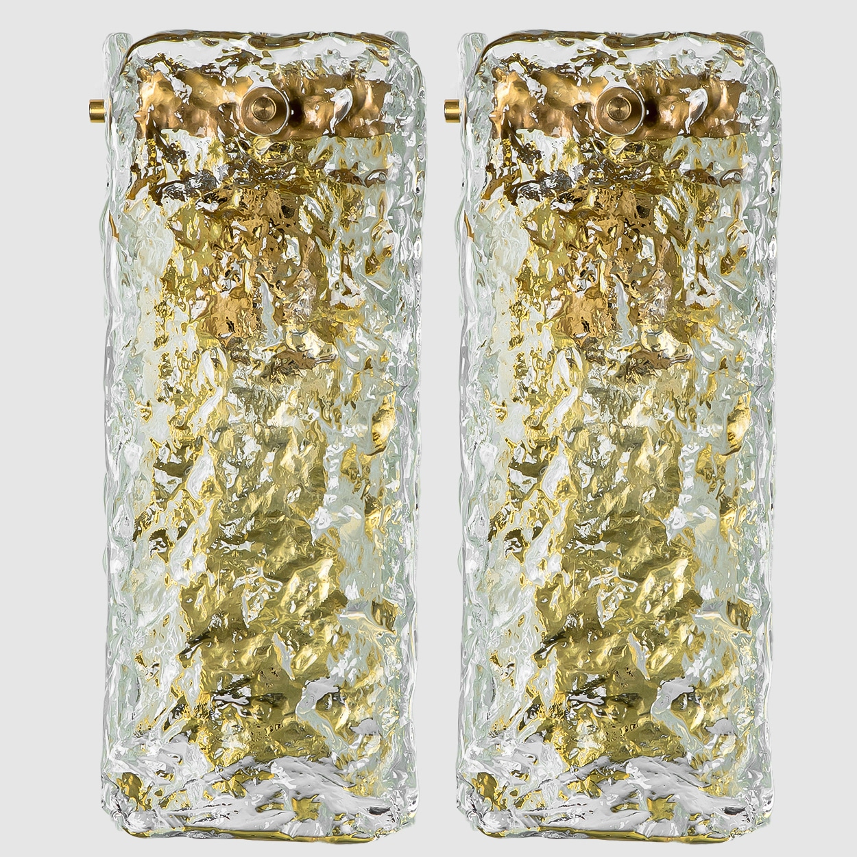 Several Structured Glass Wall Lights, Germany