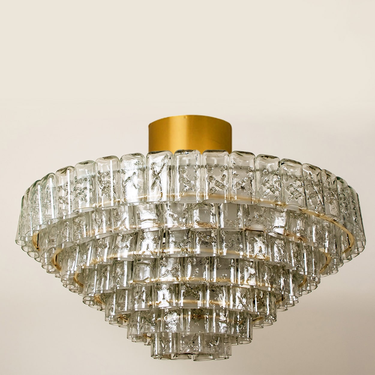 1 of the 4 Huge XXL Giant Ballroom Light Fixtures, 1970s