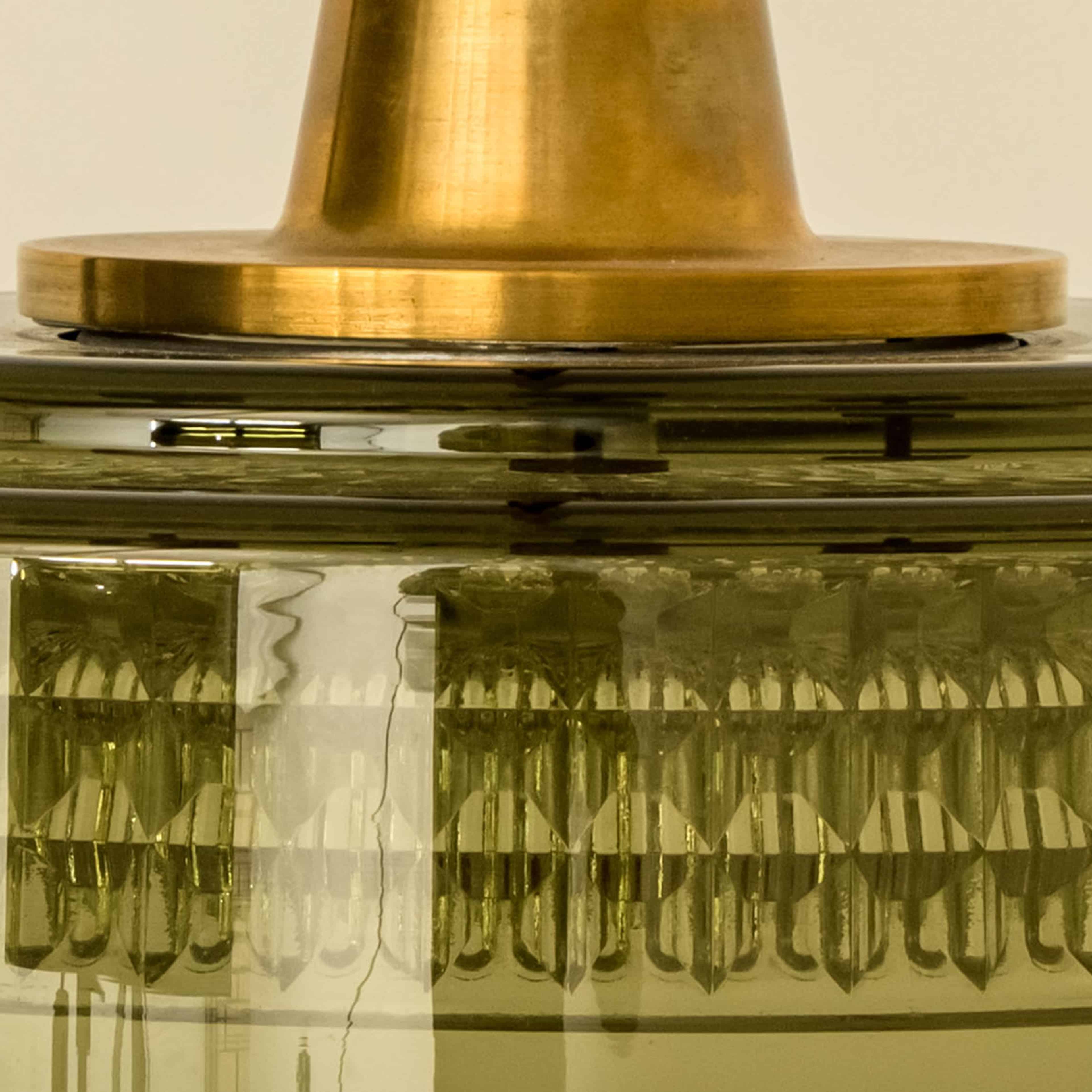 Pair of Glass Pendants by Carl Fagerlund for Orrefors, 1960s