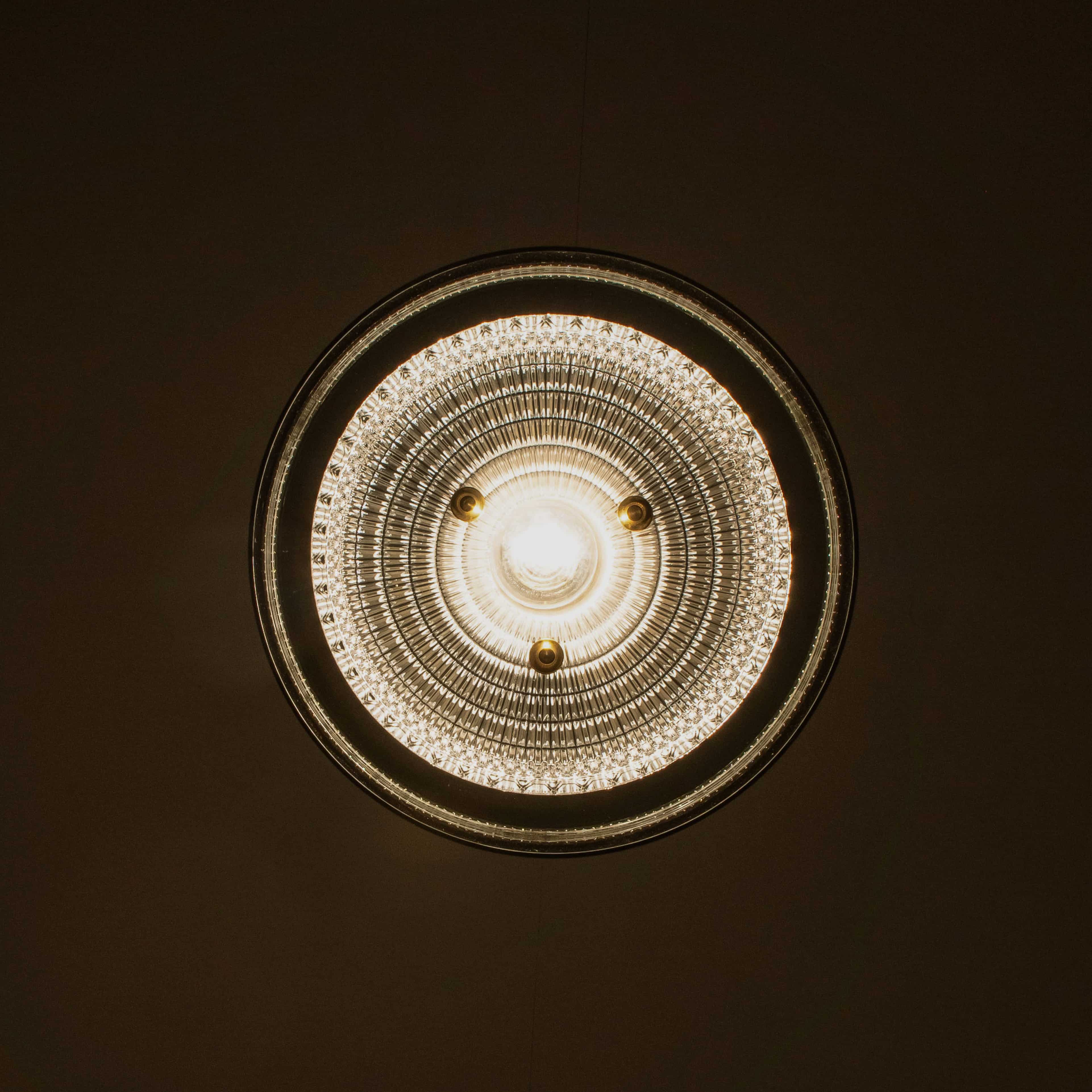 Pair of Glass Pendants by Carl Fagerlund for Orrefors, 1960s