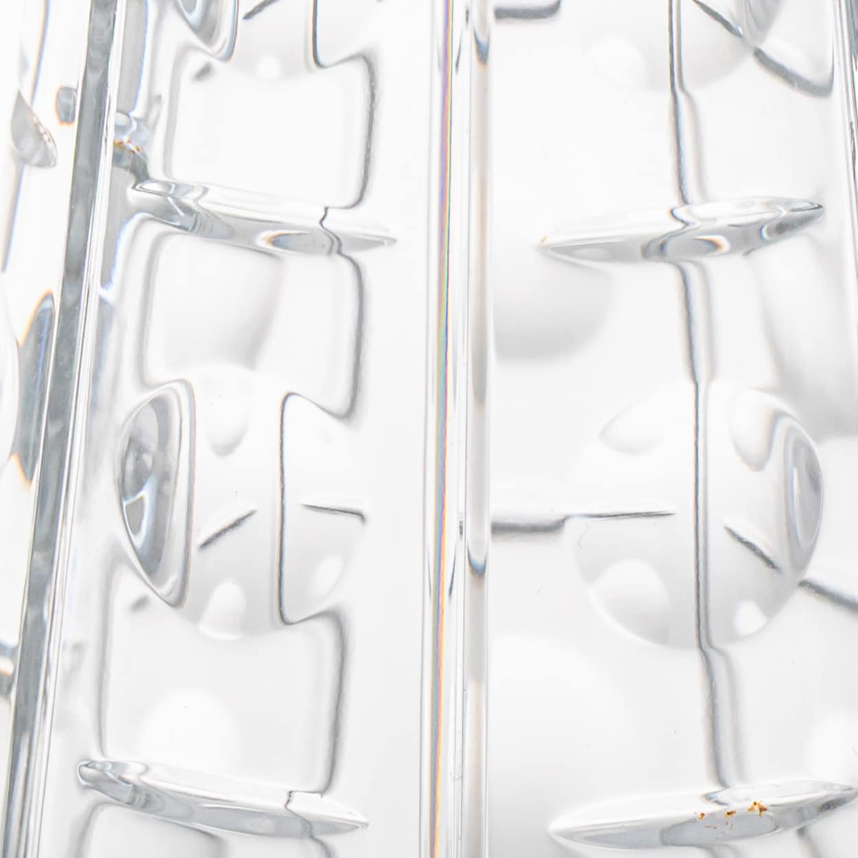 1 of the 2 Baccarat Structured Exquise Clear Crystal Carafe, France