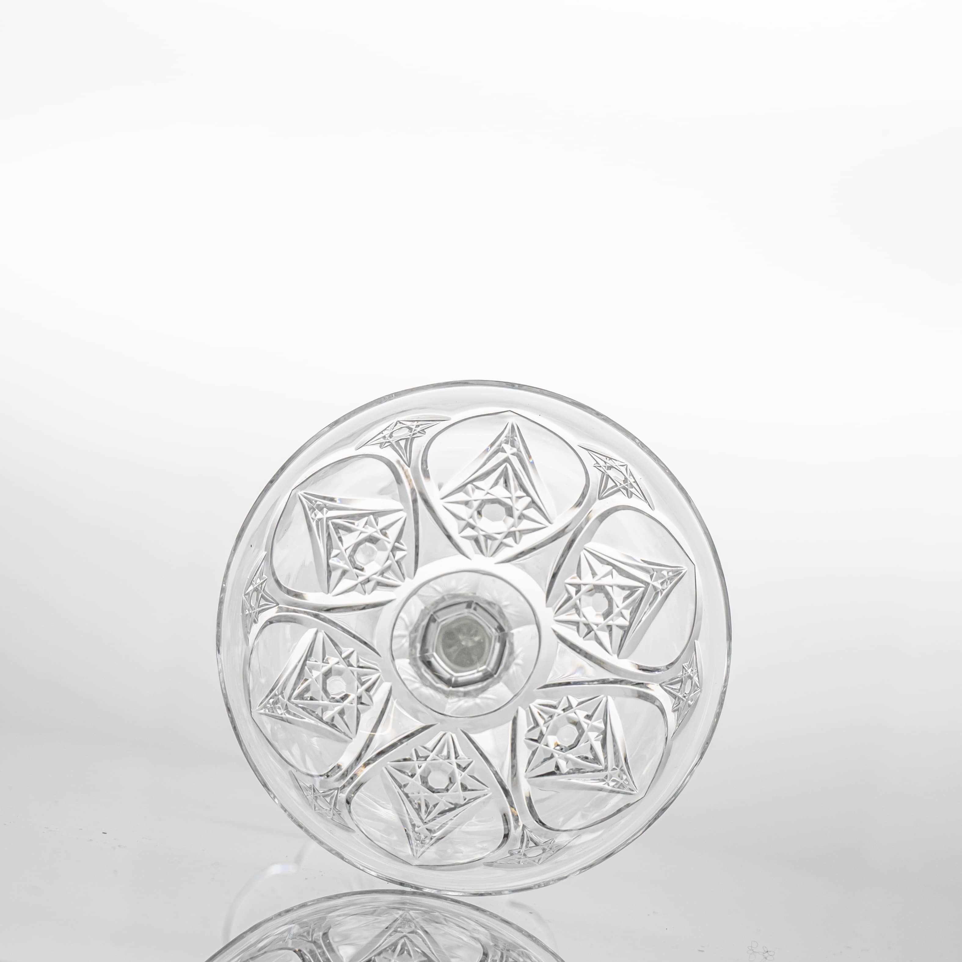 Set of 6 Exquise Baccarat Crystal Pieces, France