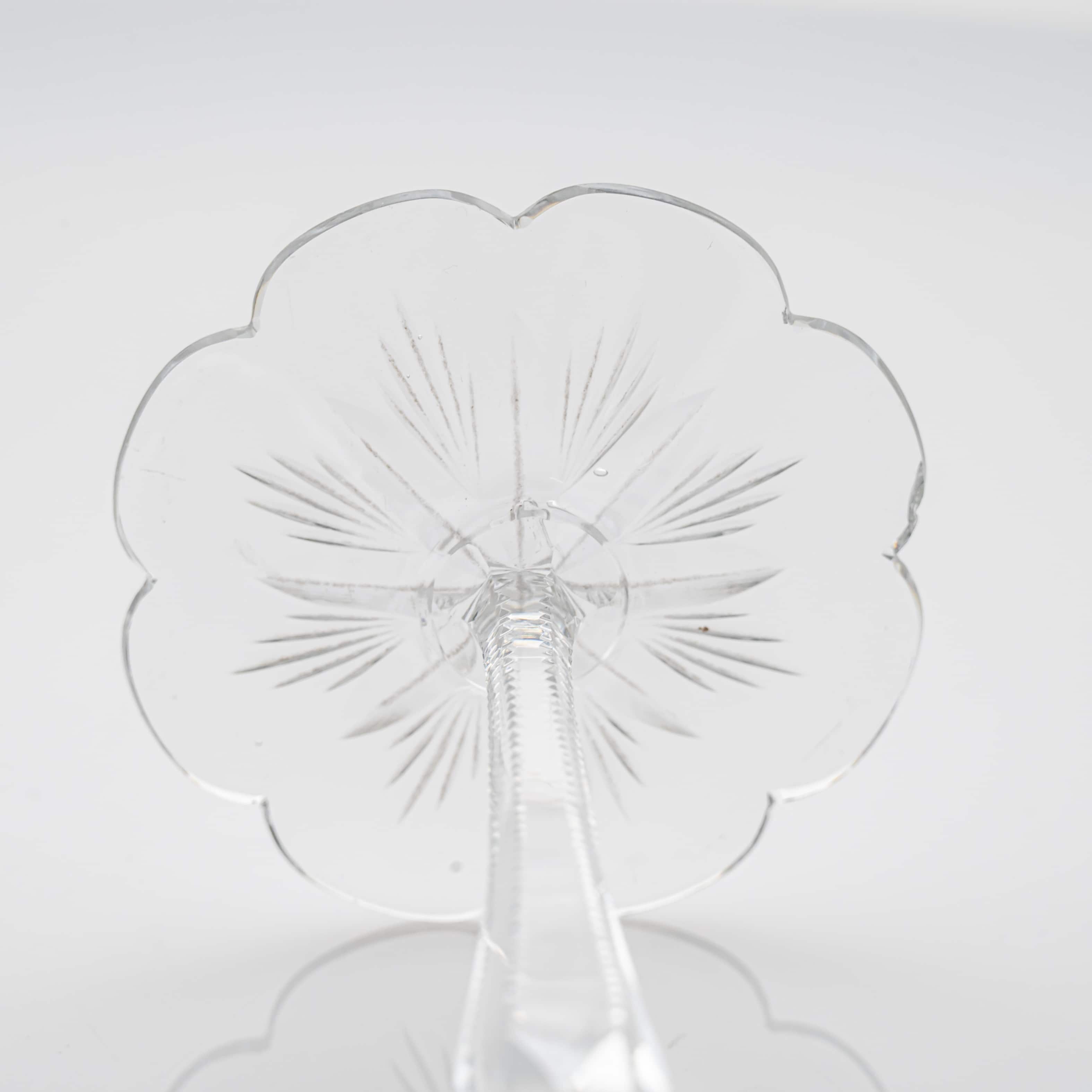 Set of 6 Exquise Baccarat Crystal Pieces, France