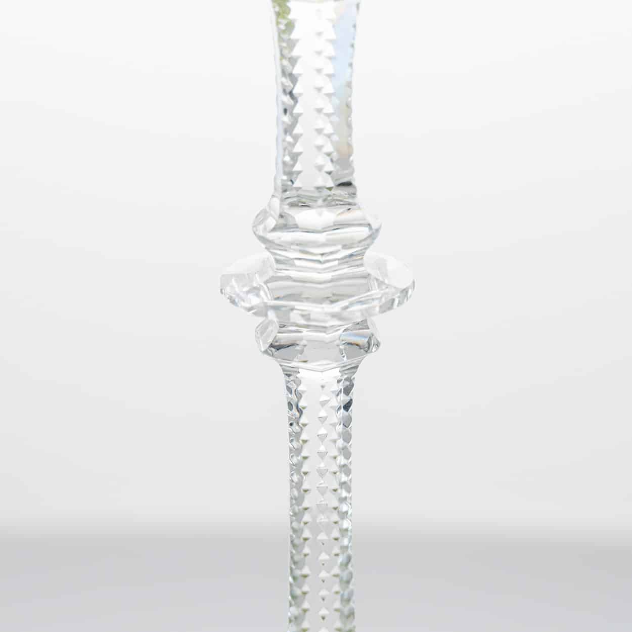 Set of 4 Multicolor Baccarat Crystal Tsar Glasses, France