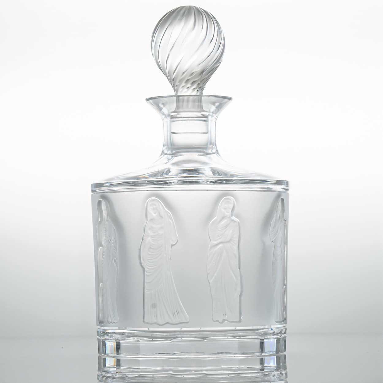 Lalique Decanter Femmes Antiques Carafe Crystal, France
