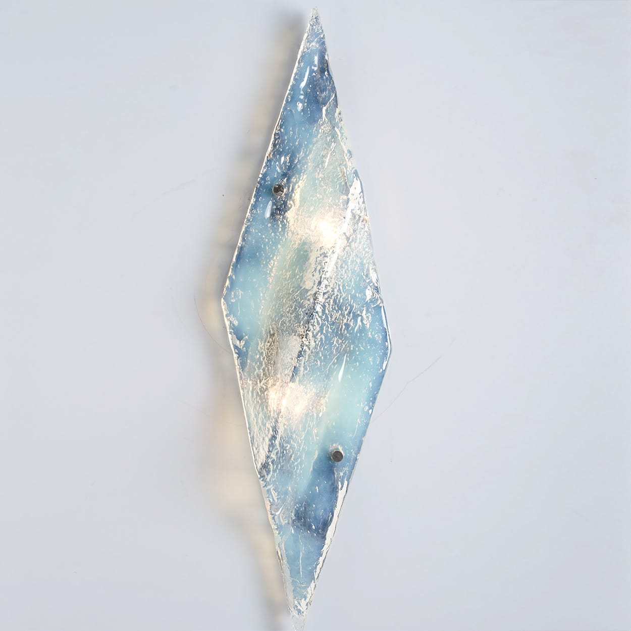 1 of the 2 Large Nason Wall lights for Mazzega Murano Iridescent Glass, 1970 (Copy)