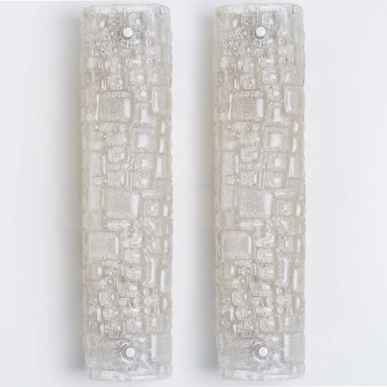 Pair of Bubble Glass Wall Light Fixtures, Germany, 1960